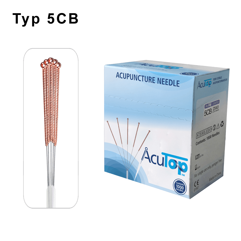 AcuTop® Agopuntura Aghi, Tipo 5CB Manico in Rame (1000 Aghi)