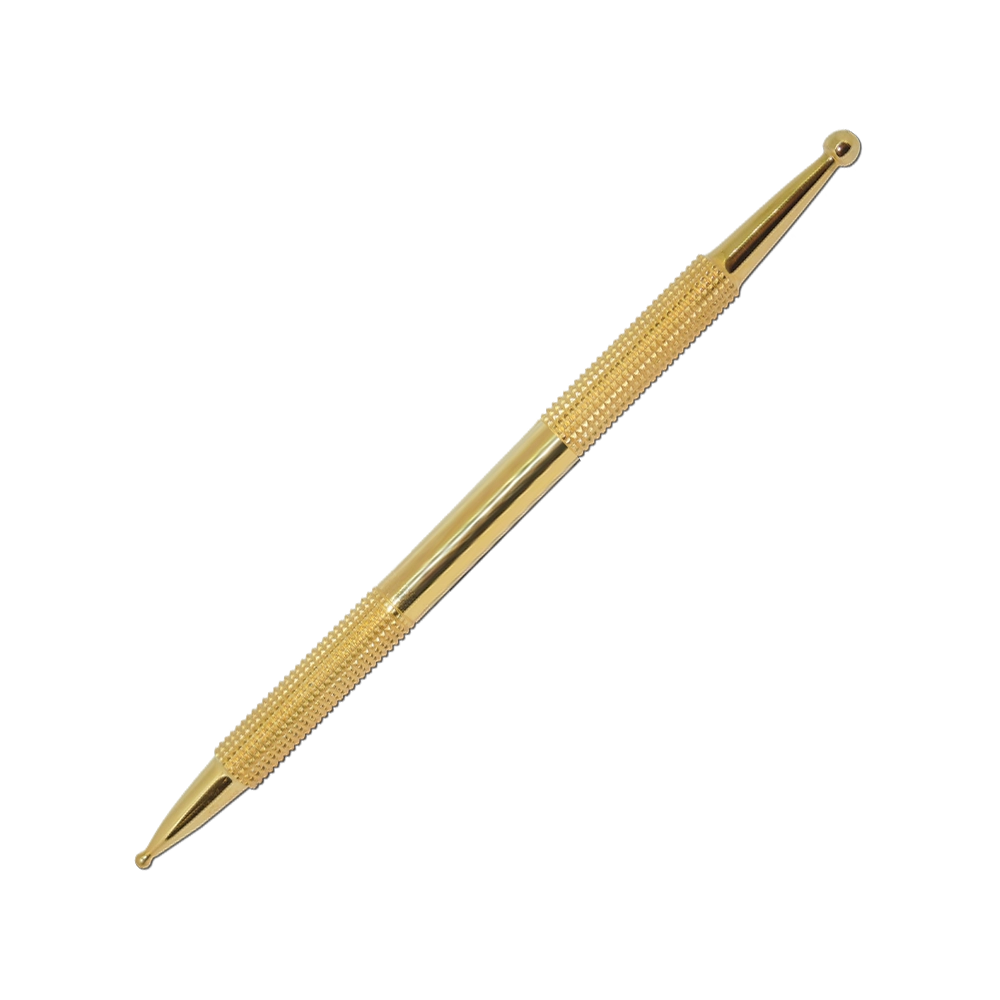 Penna Placcata in Oro per Agopressione e Meridiani | Diametro 2,5-4,5mm Lunghezza: 13cm